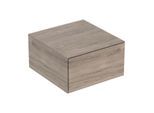 Geberit One Seitenschrank 505078006 45x24,5x47cm, 1 Schubladen, Nussbaum hickory/Melamin Holzstruktur
