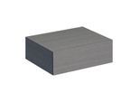Geberit Xeno² Seitenschrank 500507431 58x20x46,2cm, mit Schublade, strukturiert/sculturagrau