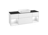 Villeroy und Boch Finion Waschtischunterschrank G742GFGF 160x60,3x50,1cm, Regale Glossy white lacquer, Glossy white lacquer
