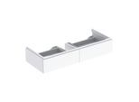 Geberit Xeno² Waschtisch-Unterschrank 500517011 117,4x22x46,2cm, mit 2 Schubladen, hochglänzend/weiß