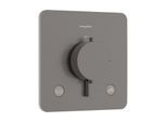 hansgrohe Ecostat Comfort Q Thermostat 33717340 Unterputz, für 2 Verbraucher, 23 l/min, EN 1717, brushed black chrome
