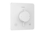 hansgrohe Ecostat Comfort Q Thermostat 33717700 Unterputz, für 2 Verbraucher, 23 l/min, EN 1717, weiß matt