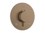 hansgrohe Ecostat Comfort S Thermostat 33718140 Unterputz, für 2 Verbraucher, 23 l/min, EN 1717, brushed bronze