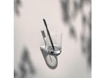 KEUCO Moll Glashalter 12750019000 mit Echtkristall-Glas, verchromt