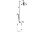 hansgrohe Axor Showerpipe 26020000 designed by Front, mit Thermostat, 2jet Kopfbrause, chrom