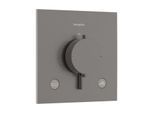 hansgrohe Ecostat Comfort E Thermostat 33716340 Unterputz, für 2 Verbraucher, 23 l/min, EN 1717, brushed black chrome