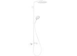 hansgrohe Raindance Select S 240 1 Strahlart PowderRain mit Thermostat, 27633700, Mattweiß