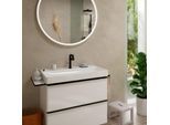 hansgrohe Tecturis S Waschtischarmatur 73340670 CoolStart, EcoSmart+, mit Push-Open-Ablaufgarnitur, mattschwarz