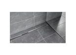 Geberit CleanLine80 Duschrinne 154441KS1 30-130 x 4,4 cm Edelstahl poliert / Edelstahl gebürstet, bodeneben