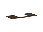 hansgrohe Xelu Q Konsole 54096630 1180 x 550 mm, Ausschnitt 500 x 480 mm, Nussbaum dunkel
