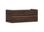 hansgrohe Xelu Q Waschtischunterschrank 54085700 1180x485x550mm, 2 Schubkästen, Nussbaum dunkel, mattweiß