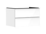 hansgrohe Xelu Q Waschtischunterschrank 54074000 780x485x550mm, 2 Schubkästen, weiß hochglanz, chrom