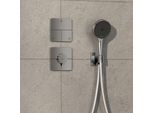 hansgrohe ShowerSelect Comfort Q Thermostat 15589000 UP, für 1 Verbraucher und einen zusätzlichen Abgang, chrom