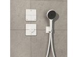 hansgrohe ShowerSelect Comfort Q Thermostat 15589700 UP, für 1 Verbraucher und einen zusätzlichen Abgang, mattweiß