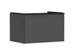 hansgrohe Xelu Q Waschtischunterschrank 54055670 780x485x550mm, mit Schubkasten, diamantgrau matt, mattschwarz