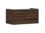 hansgrohe Xelu Q Waschtischunterschrank 54061700 980x485x550mm, mit Schubkasten, Nussbaum dunkel, mattweiß