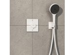 hansgrohe ShowerSelect Comfort E Thermostat 15572700 UP, für 2 Verbraucher, ohne Sicherungskombination EN 1717, mattweiß