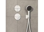 hansgrohe ShowerSelect Comfort S Thermostat 15562700 UP, für 1 Verbraucher und einen zusätzlichen Abgang, mattweiß