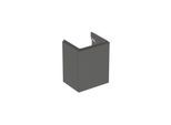 Geberit Smyle Square Handwaschbecken-Unterschrank 500364JK1 49,2x61,7x40,6cm, Tür links, lava matt