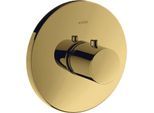 hansgrohe Axor Uno Fertigmontageset 38715990 Unterputz-Thermostat, polished gold optic