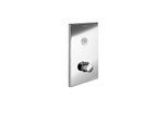 Schell Linus d-c-t Fertigmontageset 019182899 Frontplatte edelstahl, CVD-Touch-Elektronik, Thermostat
