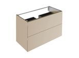 Keuco Edition 11 Art Waschtischunterschrank 32512521200 120x70x49cm, 2 Frontauszüge, Lack seidenmatt, sand