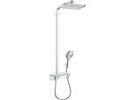 hansgrohe Raindance Select Showerpipe 27288000 E360, chrom, mit Brausearm 380 mm und Tablet