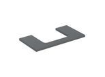 Geberit One Waschtisch-Platte 505283003 90 x 3 x 47 cm, lava/lackiert matt, Ausschnitt mittig