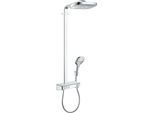 hansgrohe Raindance Select Showerpipe 27127000 E300 3jet, chrom, mit ShowerTablet