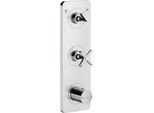 hansgrohe Axor Citterio E Fertigmontageset 36703000 Unterputz-Thermostatmodul 380x120mm, mit Platte, chrom