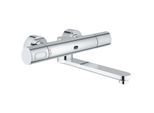 Grohe Eurosmart CE Infrarot-Waschtisch-Wand-Armatur 36332000 Ausladung 287 mm, chrom, Batterie 6 V, mit Thermostat