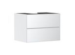 hansgrohe Xevolos E Waschtischunterschrank 54187320 780x555x550mm, 2 Schubladen, mattweiß, weiß metallic