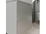 hansgrohe Xevolos E Waschtischunterschrank 54172320 480x555x475mm, für Handwaschbecken, 2 Schubladen, mattweiß, weiß metallic