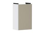hansgrohe Xevolos E Waschtischunterschrank 54166390 340x555x245mm, links, mattweiß, bronze Struktur