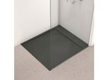 Ideal Standard Ultra Flat S i.life Rechteck-Brausewanne T5231FV 100 x 90 x 3,2 cm, Schiefer