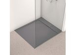 Ideal Standard Ultra Flat S i.life Rechteck-Brausewanne T5231FS 100 x 90 x 3,2 cm, quarzgrau