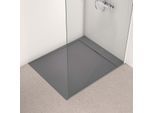 Ideal Standard Ultra Flat S i.life Rechteck-Brausewanne T5228FS 120 x 100 x 3,2 cm, quarzgrau