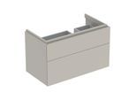 Geberit Xeno² Waschtisch-Unterschrank 500516001 88x53x46,2cm, mit 2 Schubladen, mit Ablagefläche, matt/greige