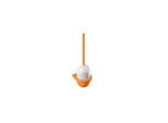 Hewi 477 Toilettenbürstengarnitur 477.20.1000524 Oberteil matt weiß, orange, Wandmontage