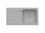 Villeroy & Boch Architectura Einbauspüle 336001KD mit Ablaufgarnitur und Handbetätigung, Fossil