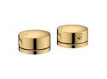 hansgrohe AXOR One 2-Loch Wannenrandarmatur 48470990 mit Thermostat, polished gold optic