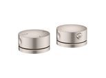 hansgrohe AXOR One 2-Loch Wannenrandarmatur 48470800 mit Thermostat, Edelstahl Finish
