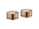 hansgrohe AXOR One 2-Loch Wannenrandarmatur 48470300 mit Thermostat, polished red gold