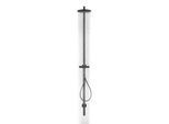 hansgrohe Axor Starck Duschsäule 12672670 mit Thermostat, Kopfbrause 240 1jet, mattschwarz
