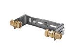 Viega Easytop Wasserzählerbügel 554415 Qn 2,5, R 1 x R 1, Rotguss, für Wasserzähler