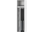 hansgrohe XtraStoris Rock Einbau-Toilettenbürstenhalter 56062700 mit Papierhalter, befliesbarer Tür, mattweiß