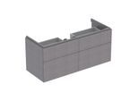 Geberit Xeno² Waschtisch-Unterschrank 500518431 117,4x53x46,2cm, mit 4 Schubladen, strukturiert/sculturagrau