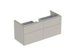 Geberit Xeno² Waschtisch-Unterschrank 500518001 117,4x53x46,2cm, mit 4 Schubladen, matt/greige
