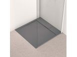 Ideal Standard Ultra Flat S i.life Brausewanne T5246FS 70 x 70 x 3,2 cm, quarzgrau, quadratisch