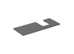 Geberit One Waschtisch-Platte 505315003 120 x 3 x 47 cm, lava/lackiert matt, Ausschnitt rechts